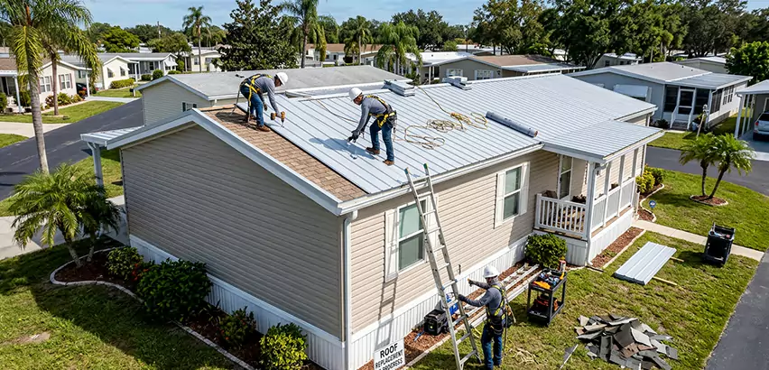 Mobile Home Metal Roof Replacement in Windermere